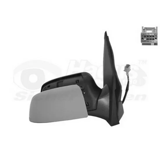 Oglinda FORD FIESTA 5 JH 2001->2010 Oglinda exterioara electrica cu incalzire rabatabila electric pentru vopsit 2006-> dreapta Perioada 2005 2006 2007 2008 2009 2010