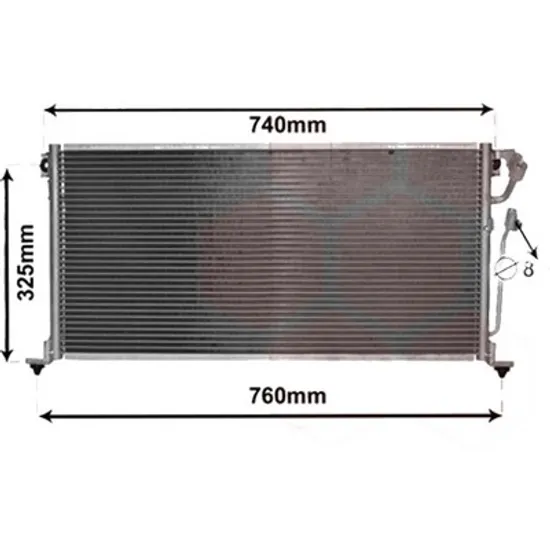 Radiator aer conditionat BMW 2 Coupe F22; F87 2012-> 230 i 185KW 252CP , pentru motor B46 B20 B, B48 B20 B perioada 2016 2017,2018,2019,2020 2021