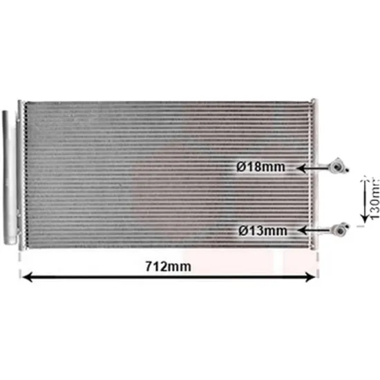Radiator aer conditionat ALFA ROMEO GIULIETTA 2010->2020 1.8 TBi 173KW 235CP , pentru motor 940 A1.000 perioada 2010 2011,2012,2013,2014,2015 2016