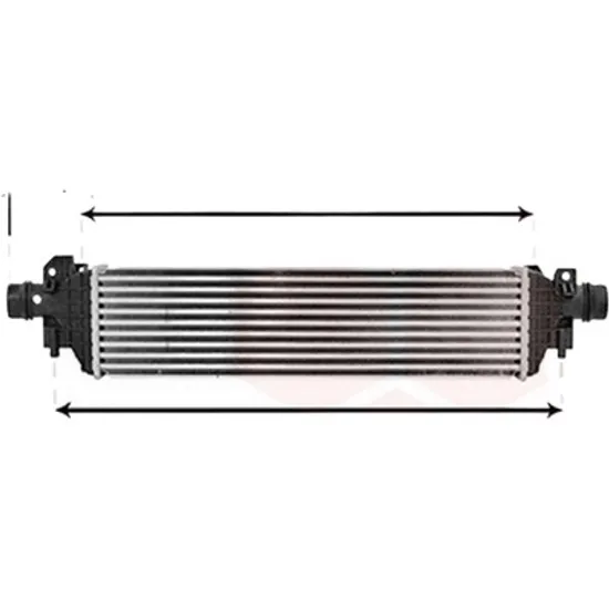 Intercooler OPEL MOKKA / MOKKA X 2012->2020 1.6 CDTI 4x4 81KW 110CP , pentru motor D 16 DTN perioada 2018 2019,2020,2021,2022 2023