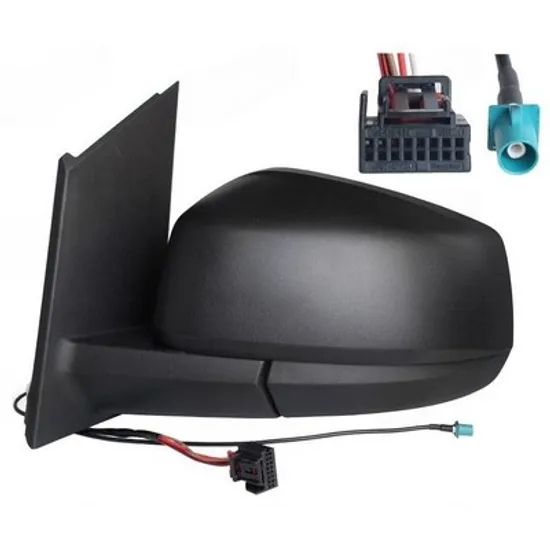 Oglinda VW CADDY 5 2020-> Oglinda exterioara electrica cu incalzire cu rabatare electrica neagra cu antena (8 PIN) STANGA Perioada 2020 2021 2022 2023 2024 2025