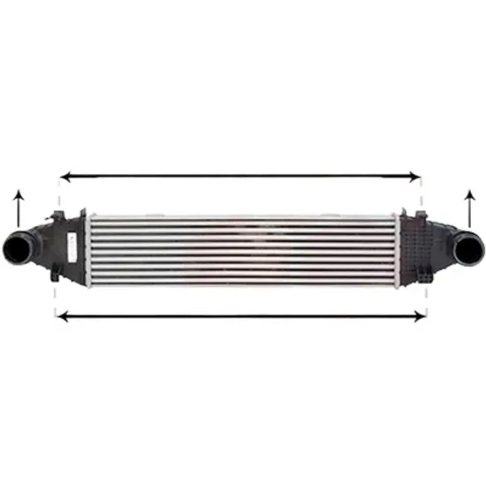 Intercooler MERCEDES C-CLASS W204 2007->2014 pentru C 300 CDI 4-matic , perioada 2011 2012 2013 2014