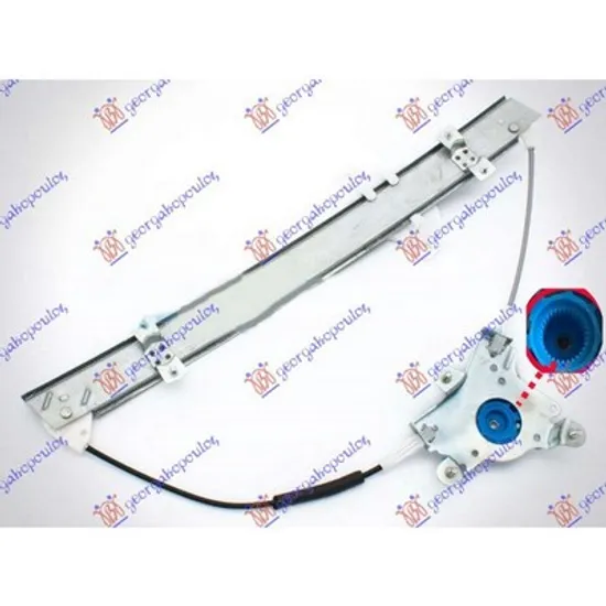 Macara Usa DAEWOO LANOS 1997-> Macara usa fata dreapta electr fara motor (05.97-01.01) Perioada 1997 1998 1999 2000 2001 2002 2003 2004 2005 2006 2007 2008