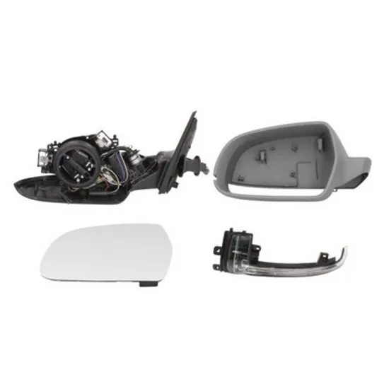 Oglinda AUDI A4 B8 2007->2015 Oglinda exterioara electrica cu incalzire cu rabatare electrica (cu memorie) pentru vopsit (cu semnal si senzor banda) 2010- STANGA Perioada 2007 2008 2009 2010