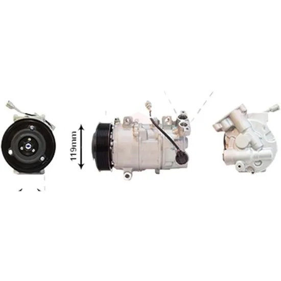 Compresor aer conditionat RENAULT MEGANE 3 2008->2015 pentru 2.0 TCe 220, perioada 2013 2014 2015 2016 2017 2018