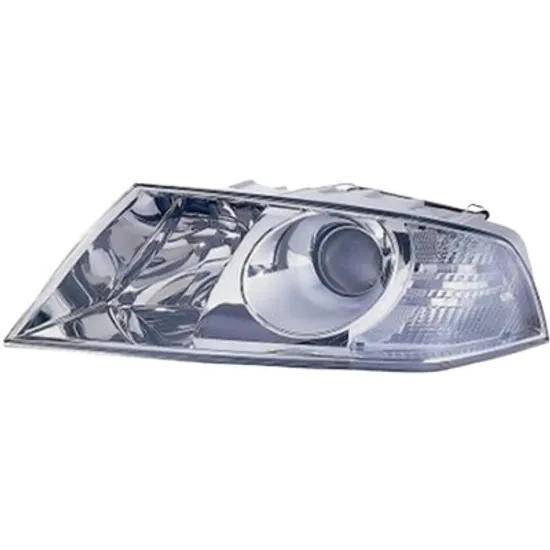Far stanga SKODA OCTAVIA 2 2004->2013 perioada 2004 2005 2006 2007 2008 2009 2010 pana la an de fabricatie 02/2009, cu motor reglaj, semnal transparent, cu reglaj electric, cu bec H1/H7