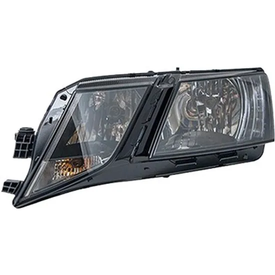 Far stanga SKODA OCTAVIA 3 2012->2019 perioada 2012 2013 2014 2015 2016 2017 de la an de fabricatie 01/2017, cu motor reglaj, semnal transparent, cu reglaj electric, cu bec H7/H7