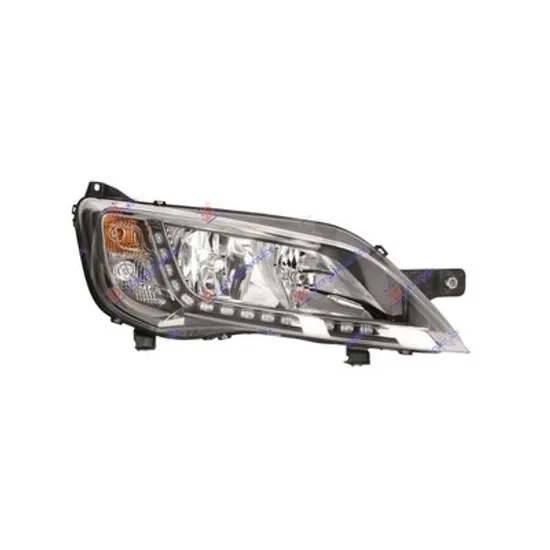 Faruri PEUGEOT BOXER 2006-> Far reglaj electric cu daylight LED (E) (TYC) dreapta Perioada 2014 2015 2016 2017 2018 2019 2020