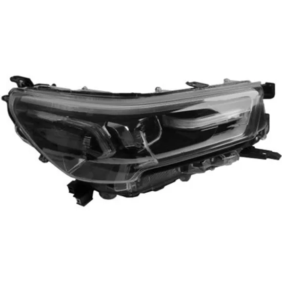 Far dreapta TOYOTA HILUX 8 2015-> perioada 2015 2016 2017 2018 2019 2020 cu motor reglaj, de la an de fabricatie 2020, cu reglaj electric, cu bec LED, cu bec WY21W