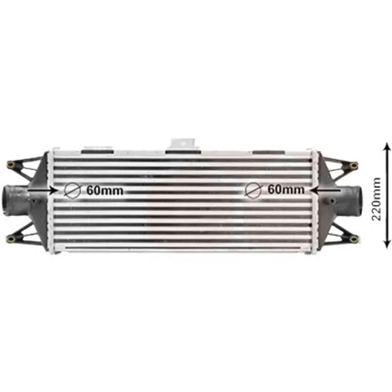 Intercooler IVECO DAILY 4 2006->2012 pentru 35C18 V, 35C18 V/P, 35S18 V, 35S18 V/P, perioada 2006 2007 2008 2009 2010 2011