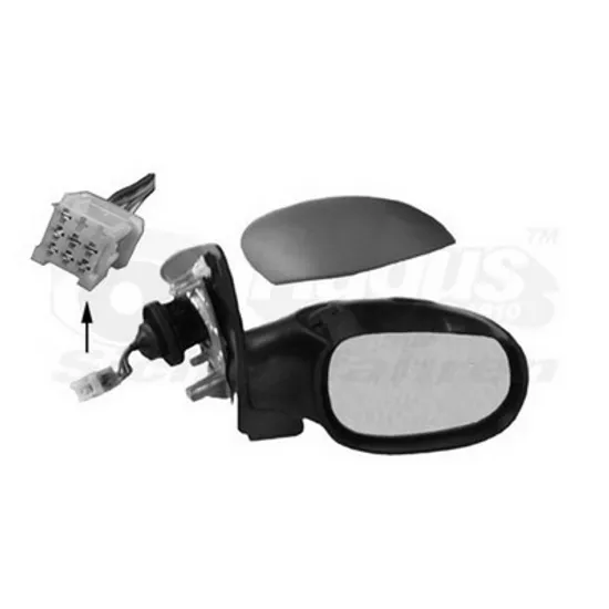 Oglinda PEUGEOT 206+ 2009->2013 Oglinda exter dreapta electr/ incalzire 2003-> > Perioada 2009 2010 2011 2012 2013 2014 2015