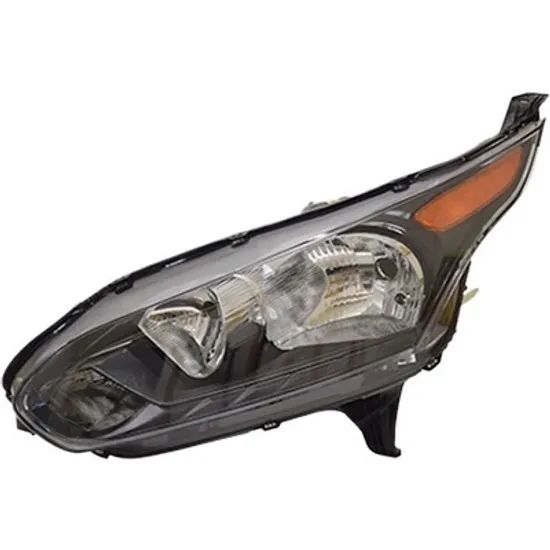 Far stanga FORD TRANSIT CONNECT 2014-> perioada 2013 2014 2015 2016 2017 2018 de la an de fabricatie 2015, pana la an de fabricatie 2018, cu motor reglaj, fumuriu, cu lumina de zi, cu bec H15, cu bec H7