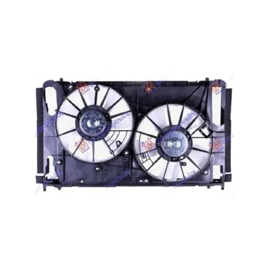 Radiator Motor TOYOTA RAV 4 III 2005->2014 Radiator apa + radiator aer conditionat ventilator complet dublu benzina Perioada 2005 2006 2007 2008 2009 2010 2011 2012