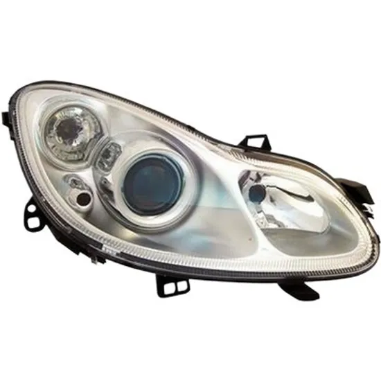 Far dreapta SMART FORTWO cupe 451 2007->2014 perioada 2010 2011 2012 cu motor reglaj, semnal transparent, cu reglaj electric, cu bec H7/H7