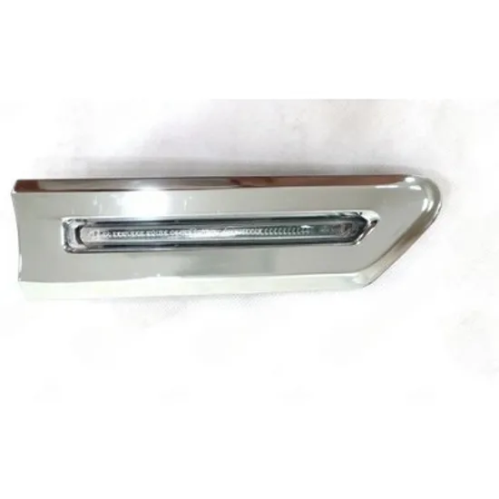 Semnalizator BMW 7 F01 2008->2015 Semnal cu rama cromata Aripa fata DREAPTA Perioada 2012 2013 2014 2015