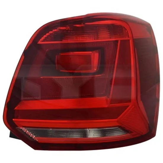 Stop Spate VW POLO 6R1 2009->2020 Lampa spate neagra rectangulara E dreapta Perioada 2014 2015 2016 2017