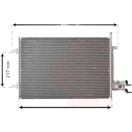 Radiator aer conditionat AUDI A3 Sportback 8VA; 8VF 2012->2020 2.0 TFSI 140KW 190CP , pentru motor CZPB, DKZA perioada 2016 2017,2018,2019 2020