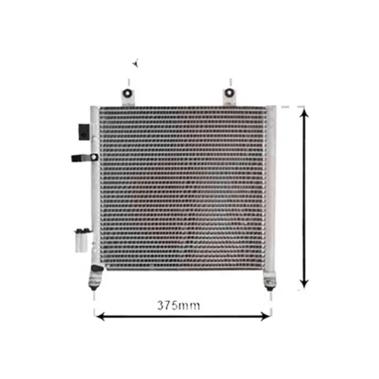 Radiator aer conditionat BMW 3 Cabriolet E46 2000->2007 pentru 325 Ci, perioada 2000 2001 2002 2003 2004 2005 2006