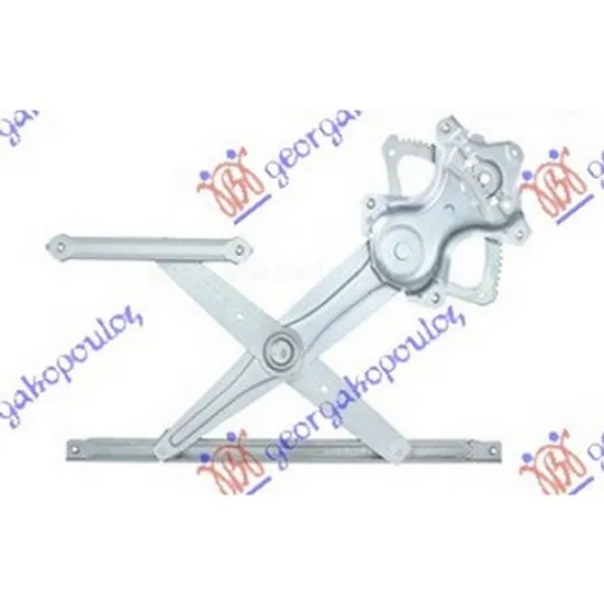 Macara Usa TOYOTA AURIS / COROLLA E15 2006->2012 Macara usa fata reglaj electric fara motor JAP stanga, Perioada 2006 2007 2008 2009 2010 2011 2012