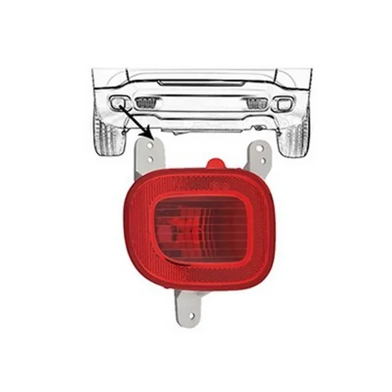 Stop Ceata Spate JEEP RENEGADE 2014->2021 Lampa ceata bara spate (O) stanga Perioada 2014 2015 2016 2017 2018