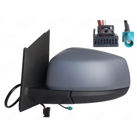 Oglinda VW CADDY 5 2020-> Oglinda exterioara electrica cu incalzire pentru vopsit cu antena (6 PIN) STANGA Perioada 2020 2021 2022 2023 2024 2025