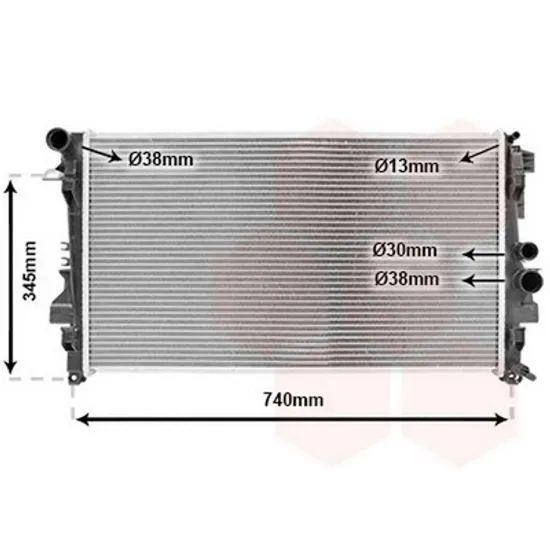 Radiator Motor MERCEDES VITO W639 2003-> Radiator apa pentru benzina - diesel (68x41) CV manuala Perioada 2003 2004 2005 2006 2007 2008 2009 2010 2011 2012 2013 2014 2015