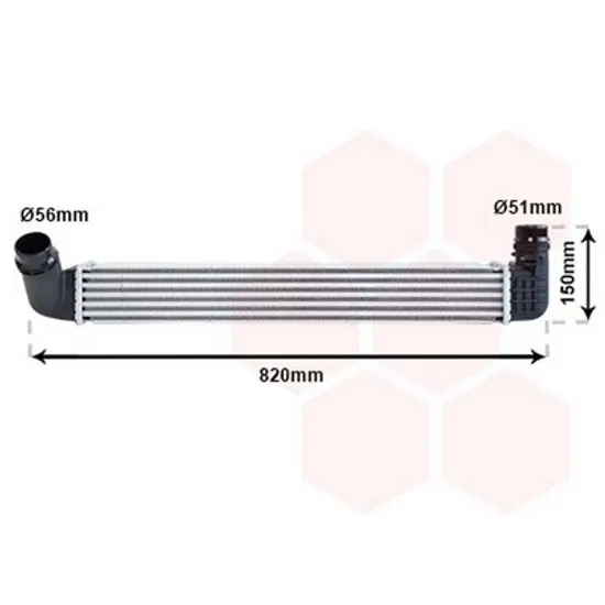 Intercooler RENAULT FLUENCE 2010-> Radiator intercooler 1. 5 usi CI 657x93x85 2010->2013 Perioada 2010 2011 2012 2013 2014 2015 2016