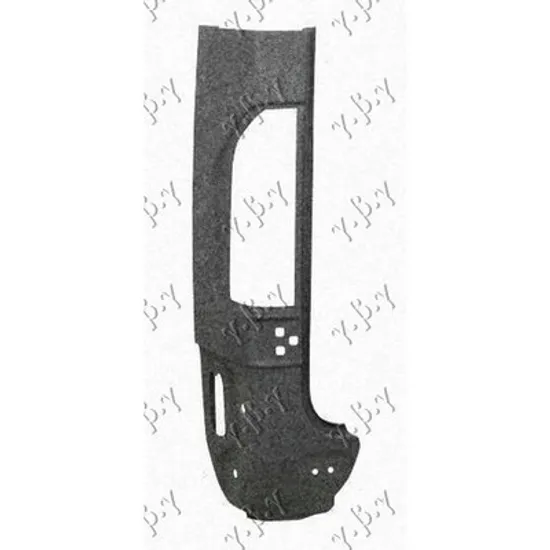 Ornament Lampa Spate MERCEDES SPRINTER 901, 902 1995->2006 Acoperire lampa spate metal stanga, Perioada 1995 1996 1997 1998 1999 2000 2001 2002 2003 2004 2005 2006