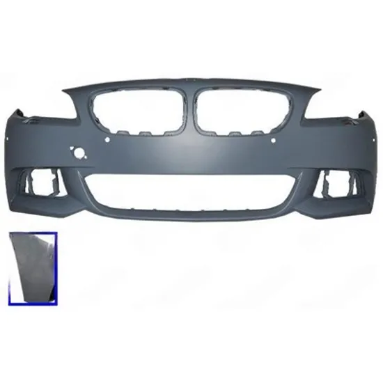 Bara Fata BMW 5 F10 2009->2016 Bara fata (cu 6 senzori parcare) - spalator si locas pentru camera (M-SPORT) Perioada 2013 2014 2015 2016