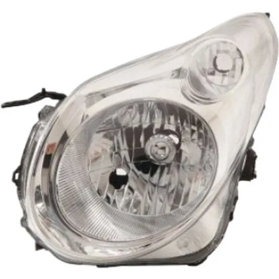 Far stanga SUZUKI ALTO 6 2009->2014 perioada 2009 2010 2011 2012 2013 2014 fara motor reglaj, semnal transparent, cu reglaj electric, cu bec H4