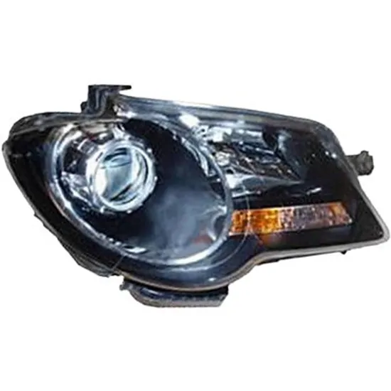 Far dreapta VW TOURAN 2003->2010 perioada 2003 2004 2005 2006 2007 de la an de fabricatie 09/2006, cu motor reglaj, fumuriu, semnal galben, cu reglaj electric, cu bec H7/H7