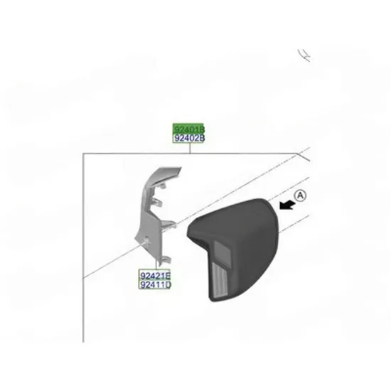 Stop Spate KIA PICANTO 3 2024-> Lampa stop spate (O) STANGA Perioada 2024 2025