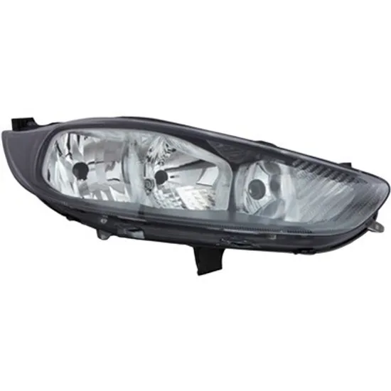 Far dreapta FORD FIESTA 5 JH 2008->2017 perioada 2010 2011 2012 2013 2014 2015 de la an de fabricatie 10/2012, cu motor reglaj, semnal transparent, cu reglaj electric, cu bec H15, cu bec H7