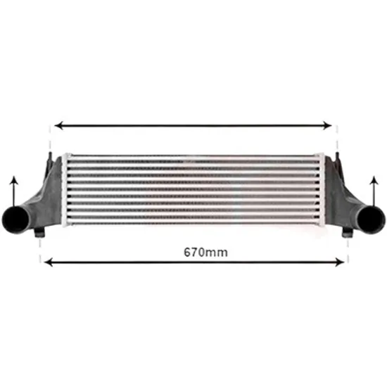 Intercooler BMW X5 E53 2000->2006 3.0 d 160KW 218CP , pentru motor M57 D30 (306D2) perioada 2003 2004,2005 2006