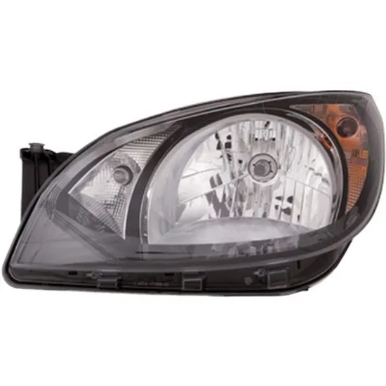 Far stanga SKODA CITIGO 2011-> perioada 2011 2012 2013 2014 2015 2016 2017 2018 2019 fara motor reglaj, semnal galben, cu reglaj electric, cu bec H4
