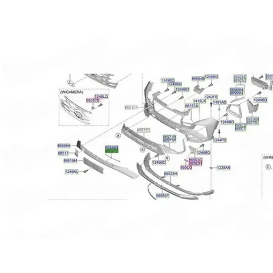 Bandou bara fata HYUNDAI TUCSON 2020-> Bandou Bara fata STANGA Perioada 2024 2025