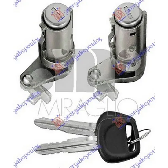 Broasca Usa PEUGEOT 307 2000->2011 Inchizator usa broasca carcasa cu chei Perioada 2000 2001 2002 2003 2004 2005 2006 2007 2008