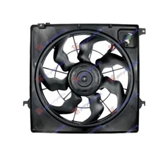 Ventilator Motor HYUNDAI SANTA FE 3 2012->2018 Electroventilator complet (simplu) benzina -diesel (460MM) (3PIN) Perioada 2012 2013 2014 2015 2016
