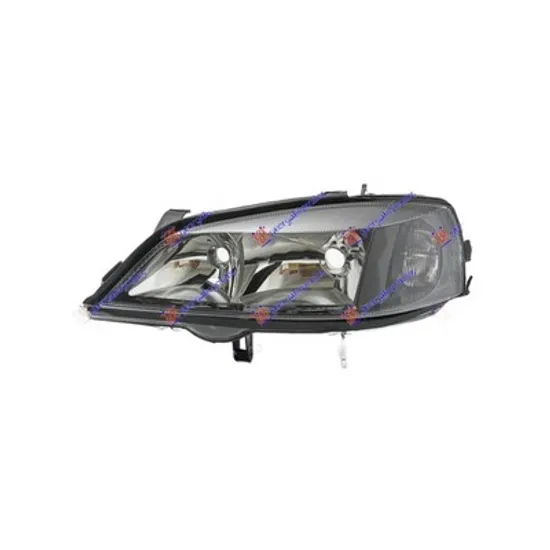Faruri OPEL ASTRA G 1998->2009 Far stanga cu reglaj electric, H7/HB3, fumuriu Perioada 1998 1999 2000 2001 2002 2003 2004 2005 2006 2007 2008 2009
