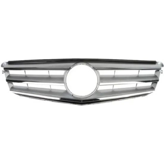 Grila radiator MERCEDES C-CLASS Coupe C204 2011-> perioada 2012 2013 2014 2015 2016 2017 cromat, pana la an de fabricatie 2011, pentru Classic/ELEGANCE