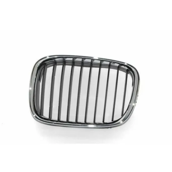 Grila Radiator BMW 5 E39 1995->2003 Grila radiator stanga, crom/negru, ptr toate modelele, exclus M5 si V8 (E39 95-08.00) Perioada 1995 1996 1997 1998 1999 2000