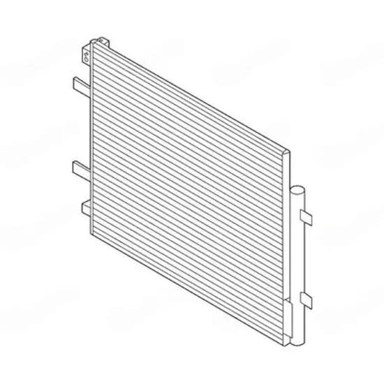 Radiator Aer Conditionat VW ID BUZZ 2022-> Radiator condensator aer conditionat (582x474) Perioada 2022 2023 2024 2025