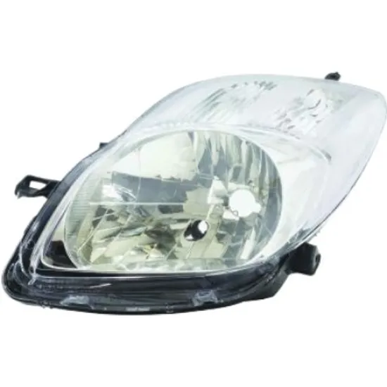 Far dreapta TOYOTA YARIS 2005->2011 perioada 2007 2008 2009 2010 de la an de fabricatie 01/2009, cu motor reglaj, semnal transparent, cu reglaj electric, cu bec H4