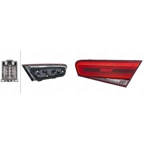 Stop Spate AUDI A3 Sportback 8VA, 8VF 2012->2020 Lampa stop spate exterior LED DYNAMIC (HELLA) DREAPTA Perioada 2016 2017 2018 2019 2020