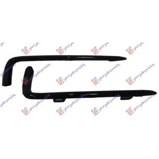 Ornament Grila PEUGEOT PARTNER 2008->2018 Rama grila bara fata superioara SET 2012-> Perioada 2012 2013 2014 2015 2016 2017 2018 2019