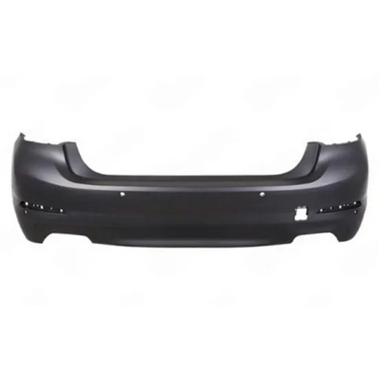 Bara Spate BMW 5 G30, F90 2016-> Bara spate pentru vopsit SEDAN (BASE LINE) (cu 2 gauri patrate esapament simplu) (cu 4 senzori parcare) Perioada 2016 2017 2018 2019 2020