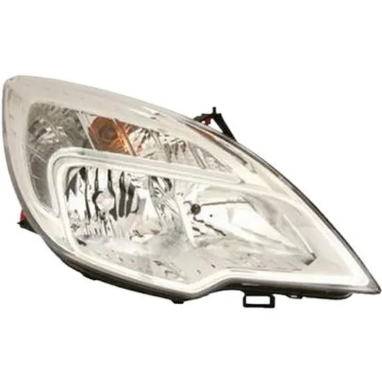 Far dreapta OPEL MERIVA B 2010->2017 perioada 2011 2012 2013 2014 2015 2016 2017 pana la an de fabricatie 03/2014, cu motor reglaj, semnal transparent, cu reglaj electric, cu lumina de zi, cu bec H7/H1