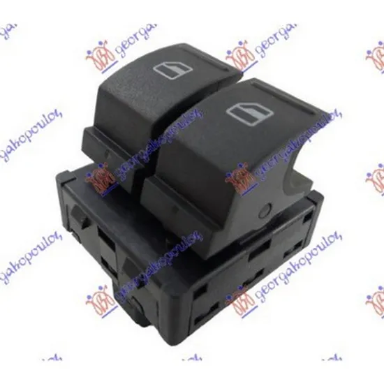 Butoane Usa SKODA CITIGO 2011-> Comutator usa dublu 8 pini stanga Perioada 2017 2018 2019 2020 2021 2022 2023