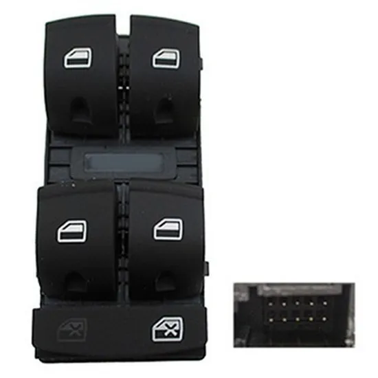 Buton Geamuri AUDI Q7 2006->2015 Panou buton comanda geamuri fata (Quatern)(10pin) stanga Perioada 2006 2007 2008 2009 2010 2011 2012 2013 2014 2015