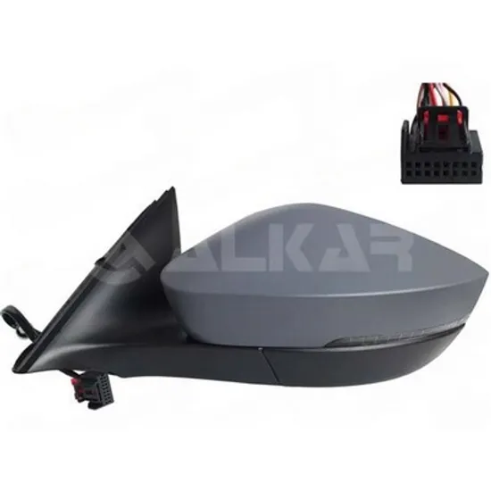 Oglinda SKODA OCTAVIA 4 2020-> Oglinda exterioara electrica cu incalzire cu rabatare electrica pentru vopsit (cu semnal) (10 PIN) STANGA Perioada 2020 2021 2022 2023 2024 2025